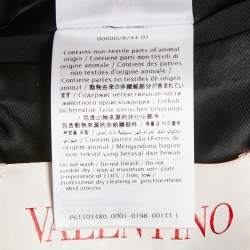 Pre Owned Valentino Black Silk Tailored Blazer M