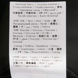 Pre Owned Valentino Black Silk Tailored Blazer M