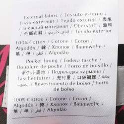 Pre Owned Valentino Multicolor/Pink Cotton VLTN Logo Camouflage Pants L