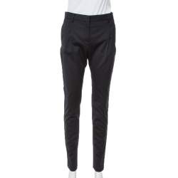 Valentino Black Wool Tailored Pants S