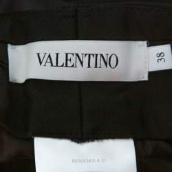 Valentino Black Wool Tailored Pants S