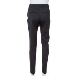 Valentino Black Wool Tailored Pants S