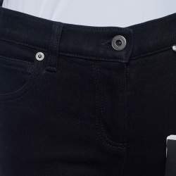Valentino Black Denim VLTN Star Print Detail Slim Fit Jeans S