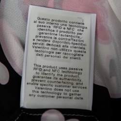 Pre Owned Valentino Multicolor Floral Printed Silk Cape Blouse S
