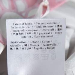 مملوكة مسبقًا بنطلون قصير فالنتينو قطن طباعة زهور متعدد الألوان مقاس صغير