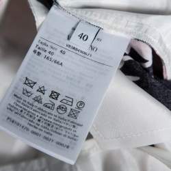 مملوكة مسبقًا بنطلون قصير فالنتينو قطن طباعة زهور متعدد الألوان مقاس صغير