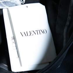 مملوكة مسبقًا Valentino Navy Blue Wool Formal Trouser L