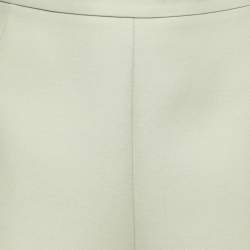 Valentino Light Green Wool and Silk Shorts M