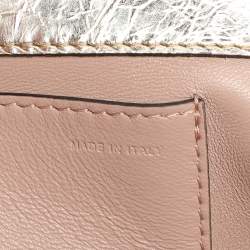 Pre Owned Valentino Gold Leather Loco Shoulder Bag