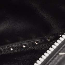 Pre Owned Valentino Black Quilted Leather Rockstud Spike Camera Crossbody Bag