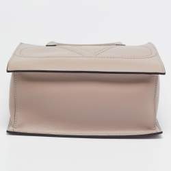 Pre Owned Valentino Dusty Pink Leather Small VLogo Walk Tote