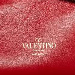 Pre Owned Valentino Beige Poudre Leather Small VLogo Walk Tote