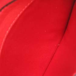 Valentino Red Leather VRing Chain Crossbody Bag