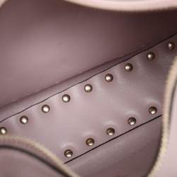 Valentino Pink Leather Rockstud Shoulder Bag