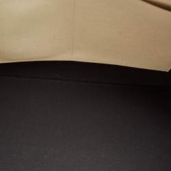 Valentino Off-White/Black Canvas Large VLTN Logo Tote