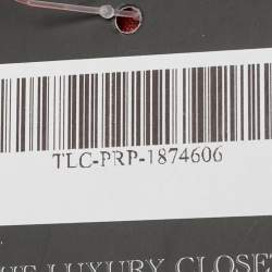 Pre Owned Valentino 08 San Gallo Edition Atelier Medium Natural/Red Canvas Tote