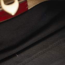 Pre Owned حقيبة هو بو جلد كريم روكستد فالنتينو