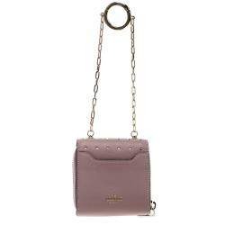 Pre Owned Valentino Beige Leather Rockstud Degrade Coin Purse