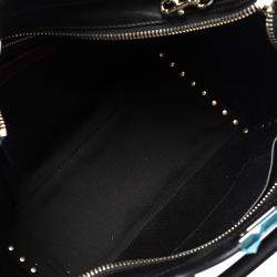 Pre Owned Valentino Black Leather Rockstud Tote