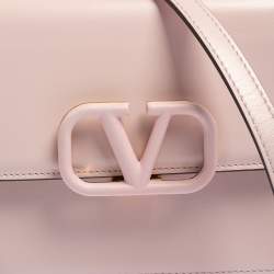 Pre Owned حقيبة كتف فالنتينو ڨي سلينغ جلد وردي صغيرة