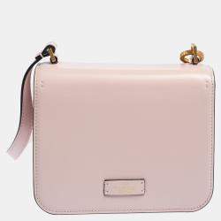 Pre Owned حقيبة كتف فالنتينو ڨي سلينغ جلد وردي صغيرة