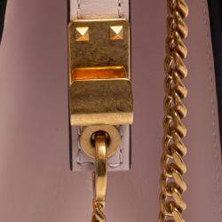 Pre Owned حقيبة كتف فالنتينو ڨي سلينغ جلد وردي صغيرة