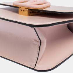 Pre Owned حقيبة كتف فالنتينو ڨي سلينغ جلد وردي صغيرة