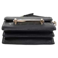 Pre Owned Valentino Black Leather Uptown Shoulder Bag