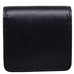 Pre Owned حقيبة كتف فالنتينو ڨيسلينغ جلد أسود صغيرة