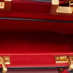 مملوكة مسبقًا Valentino Red Leather Small Rockstud Alcove Tote