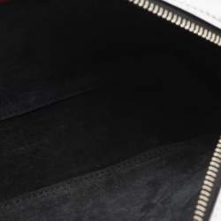 Valentino Silver Leather VLTN Clutch