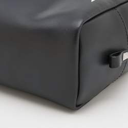 Valentino Black Leather VLTN Clutch