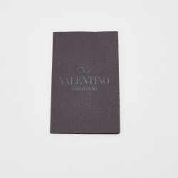 Valentino Black Leather VLTN Clutch