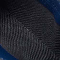 Pre Owned محفظة بطاقات فالنتينو روكستد جلد أزرق