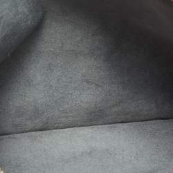 Pre Owned Valentino Grey Leather Rockstud Zip Pouch