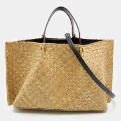 Valentino Garavani Beige Straw Woven VLogo Tote Bag ○ Labellov ○ Buy and  Sell Authentic Luxury