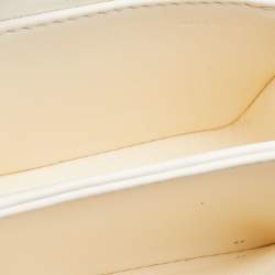 Pre Owned Valentino Ivory Leather Micro One Stud Crossbody Bag