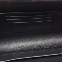 Pre Owned Valentino Black Leather Alcove Rockstud Clutch