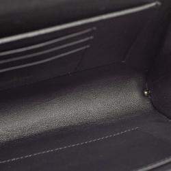 Pre Owned Valentino Black Leather Alcove Rockstud Clutch