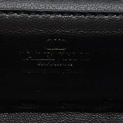 Pre Owned Valentino Black Leather Rockstud Chain Pouch