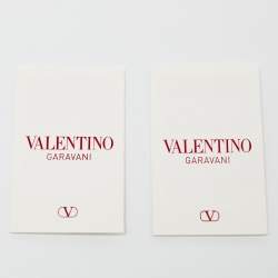 Pre Owned Valentino Black Leather Rockstud Chain Pouch