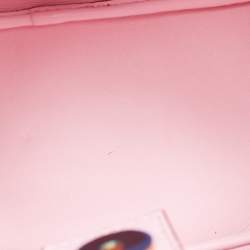 مملوكة مسبقًا Valentino Pink Quilted Leather Mini Roman Stud Top Handle Bag