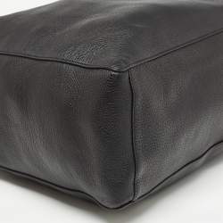 Pre Owned Valentino Brown/Black Leather Identity Reversible Tote