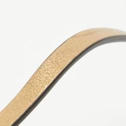 Pre Owned Valentino Gold Leather Roman Stud Clutch