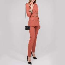 Pre Owned Valentino Black Leather Micro One Stud Crossbody Bag