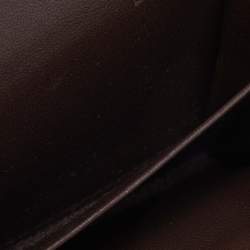 Pre Owned Valentino Tri Color Fabric and Leather Vlogo Compact Wallet