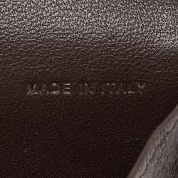 Pre Owned Valentino Tri Color Fabric and Leather Vlogo Compact Wallet