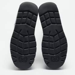 مملوكة مسبقًا Valentino Black Leather Uniqueform Knee Length Boots Size 37.5