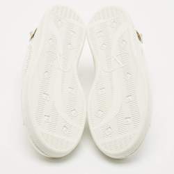 Valentino White Leather Rockstud Sneakers Size 39.5