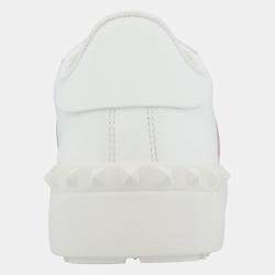 Pre Owned Valentino Open EU 38 Multicolored Calf Leather Sneaker